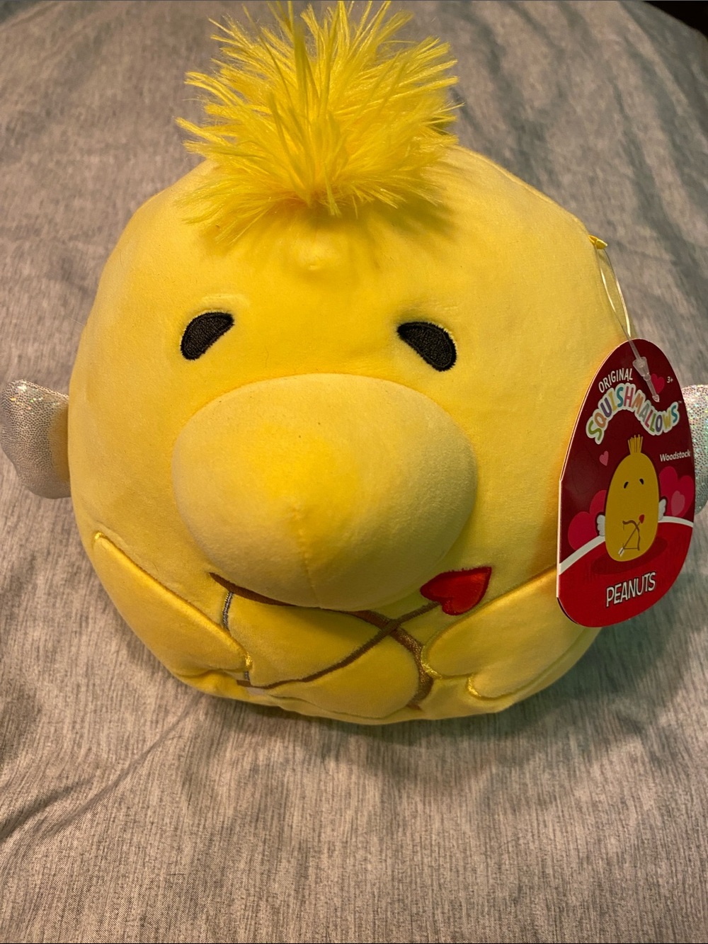 Squishmallow Woodstock Cupid Valentine Peanuts 8 inch NWT